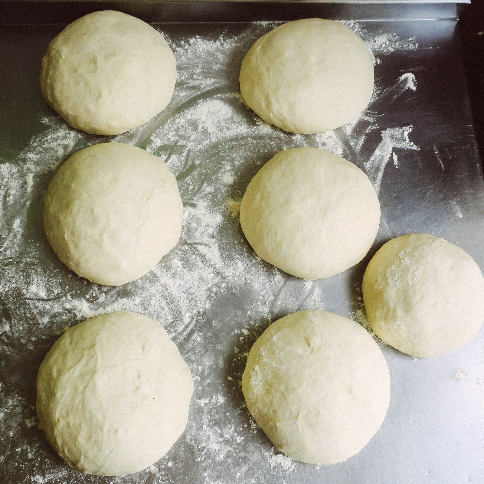 Beige Dough on Gray Table
