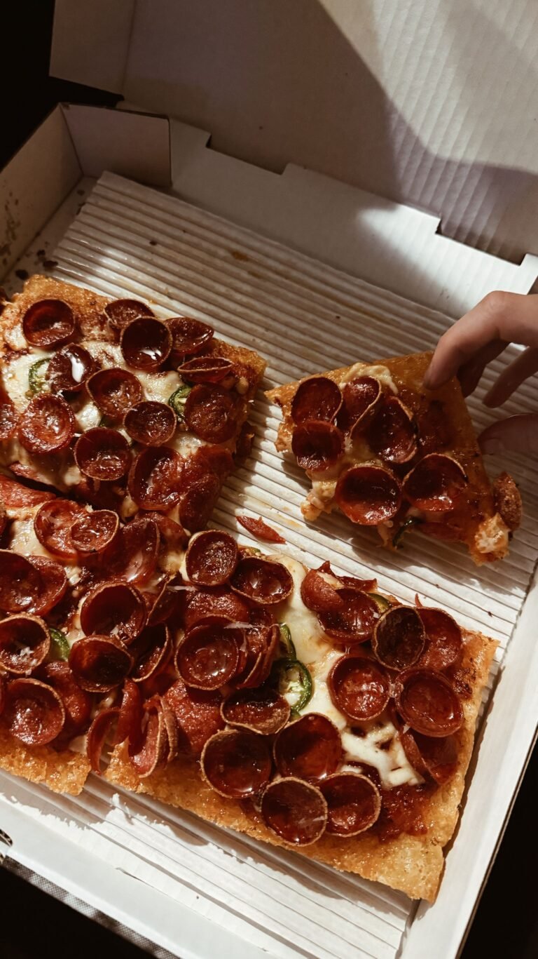 Delicious Pepperoni Pizza in Open Box