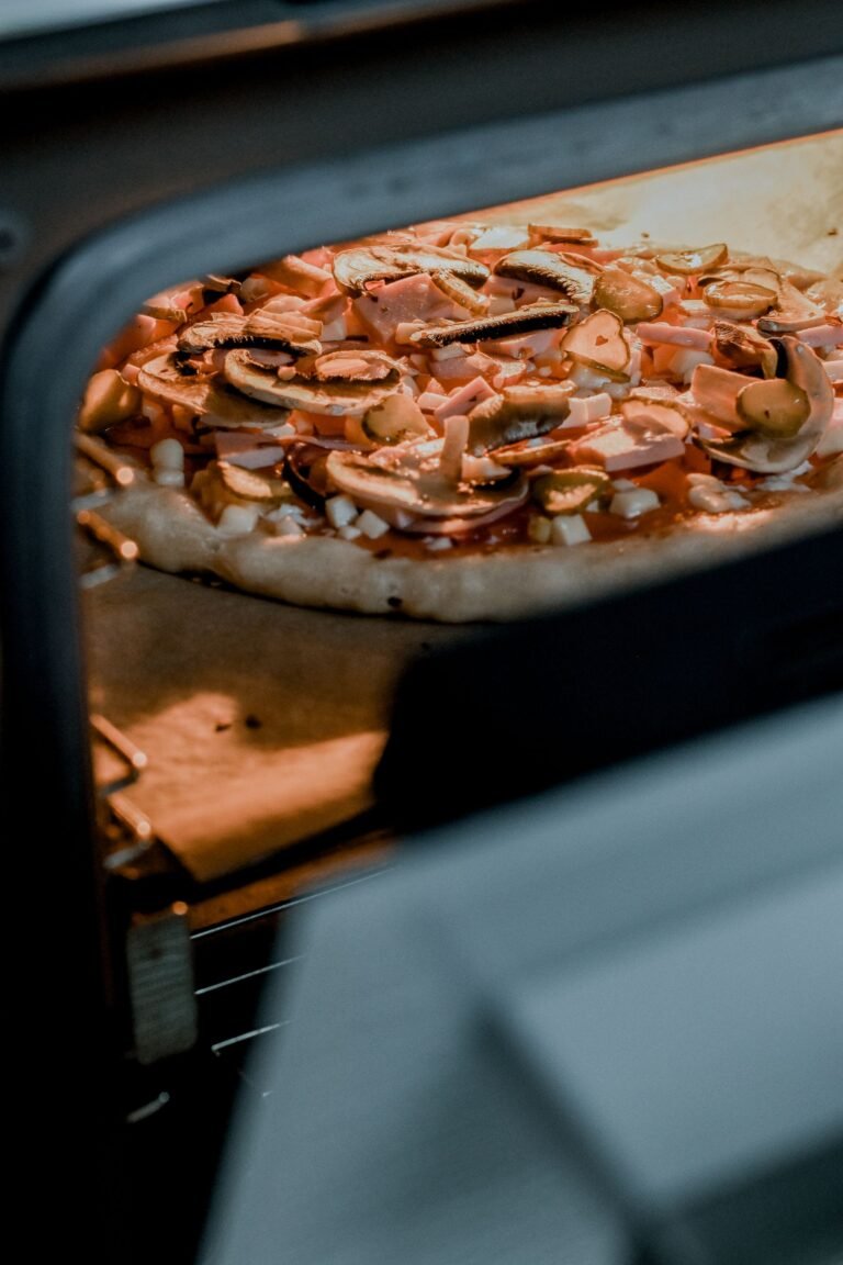 A Pizza in an Oven