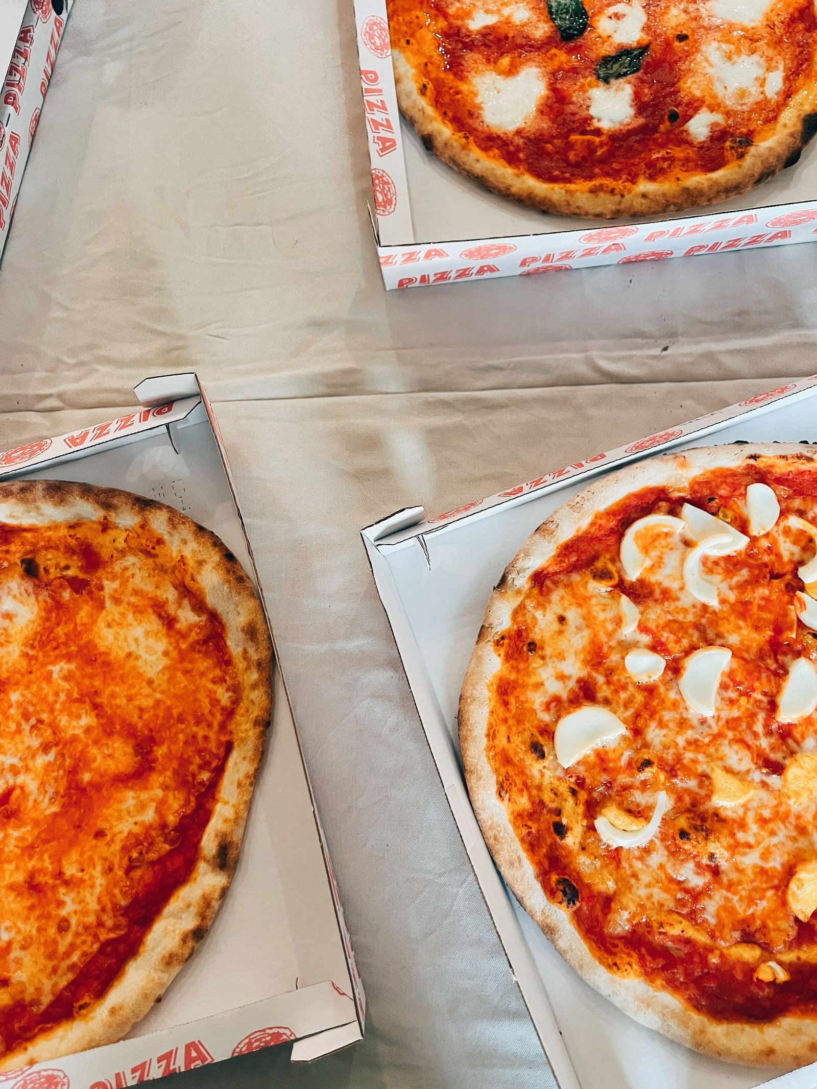 Boxes of Pizza