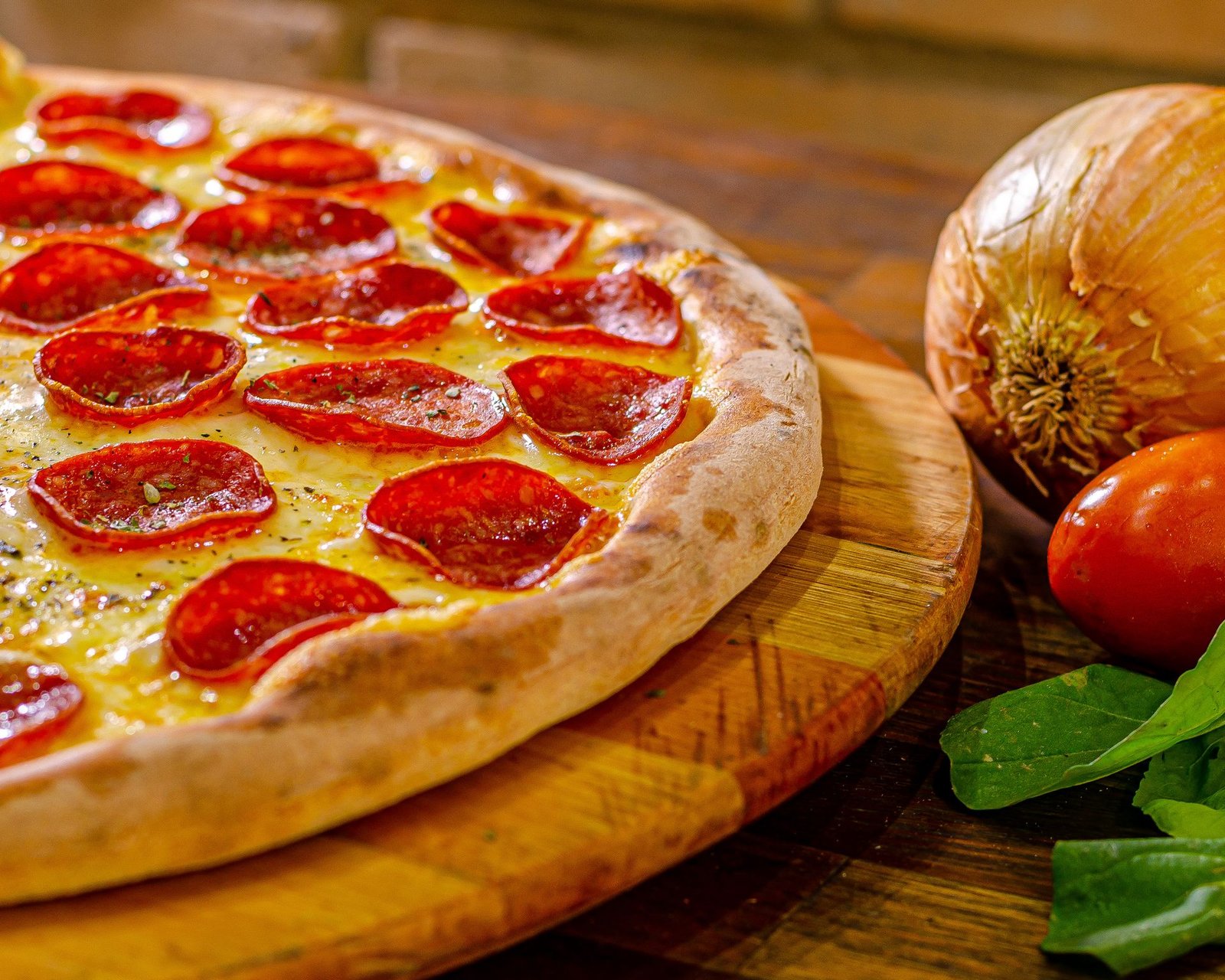 Pizza on Tray