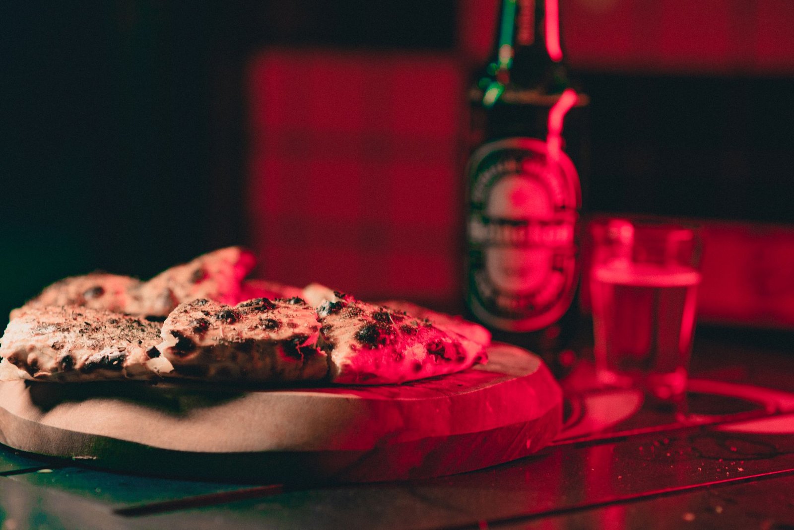 Ready-to-Eat Pie on a Wooden Tray
